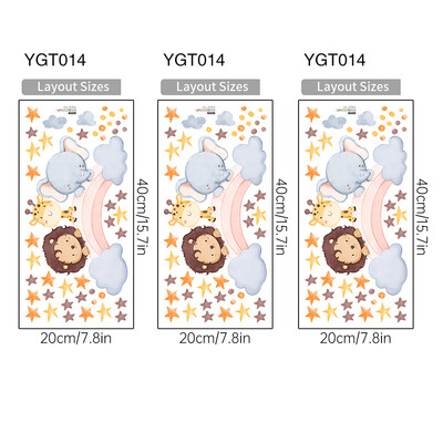 Hegedűn játszó manók falmatricák gyerekhálószobákhoz Sötétben világítanak Zenei hangjegyek Ragyog matrica Gyermekszoba Barkácsmatricák