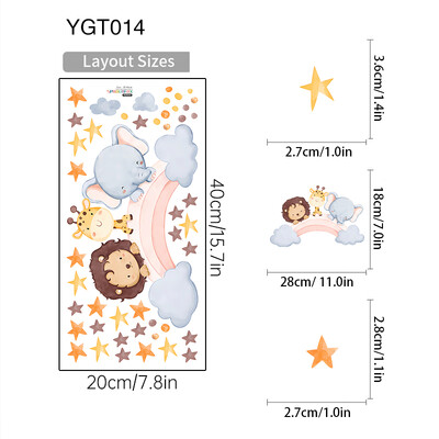 Hegedűn játszó manók falmatricák gyerekhálószobákhoz Sötétben világítanak Zenei hangjegyek Ragyog matrica Gyermekszoba Barkácsmatricák