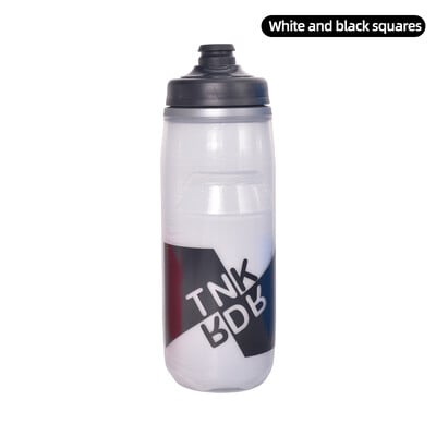 ThinkRider izolovaná cyklistická fľaša na vodu do studenej vody, prenosná 620 ml/21 oz, ultraľahká, prachotesná športová fľaša