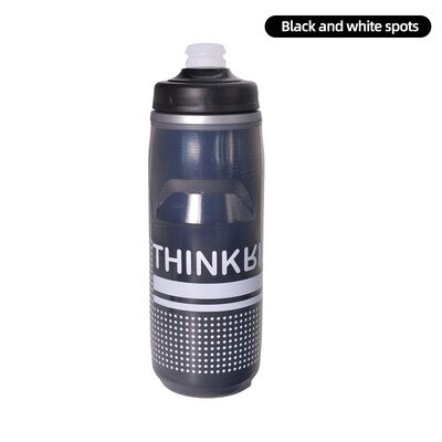 ThinkRider izolovaná cyklistická fľaša na vodu do studenej vody, prenosná 620 ml/21 oz, ultraľahká, prachotesná športová fľaša