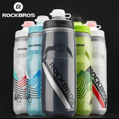 Fľaša na vodu ROCKBROS na bicykel, izolovaná, 620 ml, fľaša na vodu na bicykel, fitness, outdoor, cyklistika, prenosná kanvica na vodu