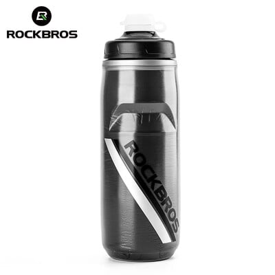 Fľaša na vodu ROCKBROS na bicykel, izolovaná, 620 ml, fľaša na vodu na bicykel, fitness, outdoor, cyklistika, prenosná kanvica na vodu