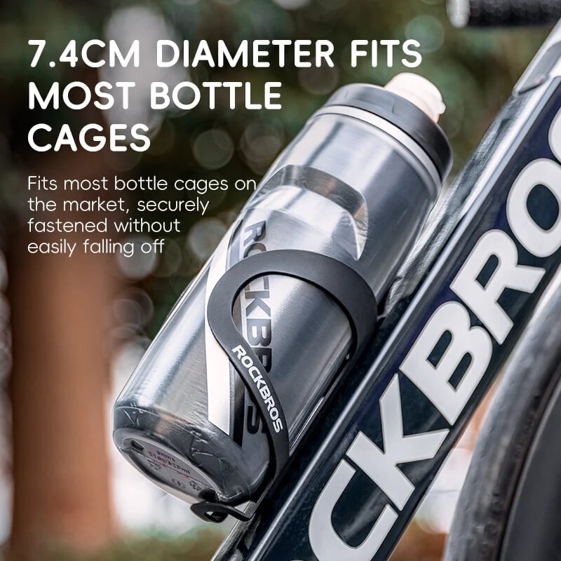 Fľaša na vodu ROCKBROS na bicykel, izolovaná, 620 ml, fľaša na vodu na bicykel, fitness, outdoor, cyklistika, prenosná kanvica na vodu