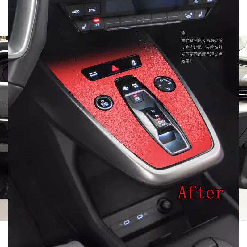 Modifikacija interijera automobila Središnja konzola Filmovi naljepnica za mjenjač Dodatna oprema za Audi Q5/Q4 e-tron