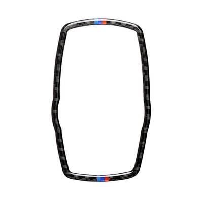 Πάνελ κουμπιών πολυμέσων αυτοκινήτου Κάλυμμα από ανθρακονήματα For M Αυτοκόλλητα Performance για BMW F10 F20 F30 F34 F07 F25 F26 F15 F16