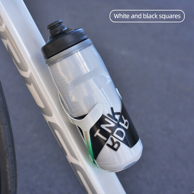 ThinkRider izolovaná cyklistická fľaša na vodu do studenej vody, prenosná 620 ml/21 oz, ultraľahká, prachotesná športová fľaša