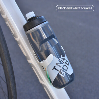 ThinkRider izolovaná cyklistická fľaša na vodu do studenej vody, prenosná 620 ml/21 oz, ultraľahká, prachotesná športová fľaša