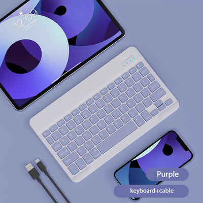Μαγνητικό πληκτρολόγιο tablet 10 ιντσών για iPad 2024 10.9 11 10.2 Επαναφορτιζόμενα πληκτρολόγια Bluetooth για Xiaomi 6 Huawei Matepad 11.5