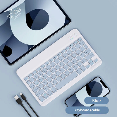 Μαγνητικό πληκτρολόγιο tablet 10 ιντσών για iPad 2024 10.9 11 10.2 Επαναφορτιζόμενα πληκτρολόγια Bluetooth για Xiaomi 6 Huawei Matepad 11.5