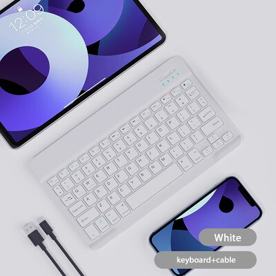 Μαγνητικό πληκτρολόγιο tablet 10 ιντσών για iPad 2024 10.9 11 10.2 Επαναφορτιζόμενα πληκτρολόγια Bluetooth για Xiaomi 6 Huawei Matepad 11.5