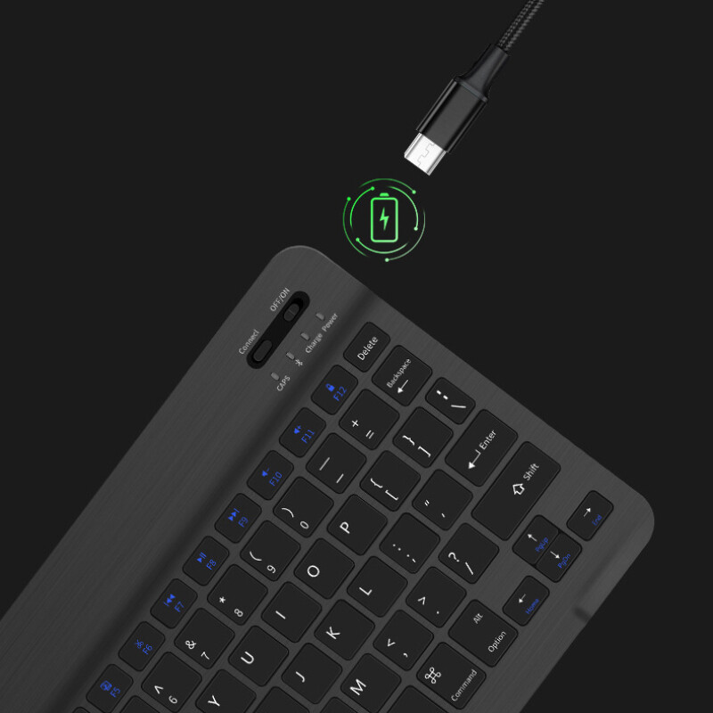 10 inčna magnetna tabletna tipkovnica za iPad 2024 10.9 11 10.2 Bluetooth punjive tipkovnice za Xiaomi 6 Huawei Matepad 11.5