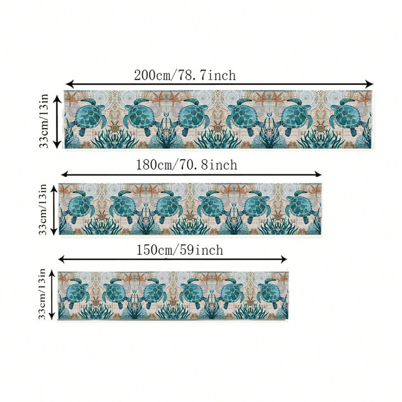 Jūros vėžlys Jūros žvaigždė Linas Stalo bėgikai Suknelės Šalikai Stalo dekoras Sodybos virtuvės stalo bėgikai Vakarėlių dekoracijos