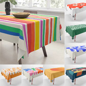 Τραπεζομάντηλα με τυπωμένα γεωμετρικά σχέδια Ορθογώνιο πάρτι, ανθεκτικό στη σκόνη πανί