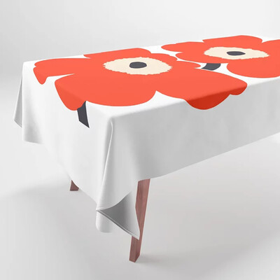 Τραπεζομάντηλα με τυπωμένα γεωμετρικά σχέδια Ορθογώνιο πάρτι, ανθεκτικό στη σκόνη πανί