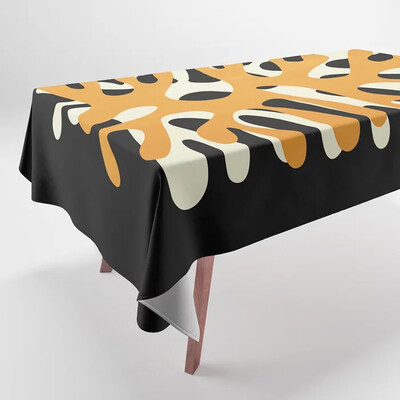 Τραπεζομάντηλα με τυπωμένα γεωμετρικά σχέδια Ορθογώνιο πάρτι, ανθεκτικό στη σκόνη πανί