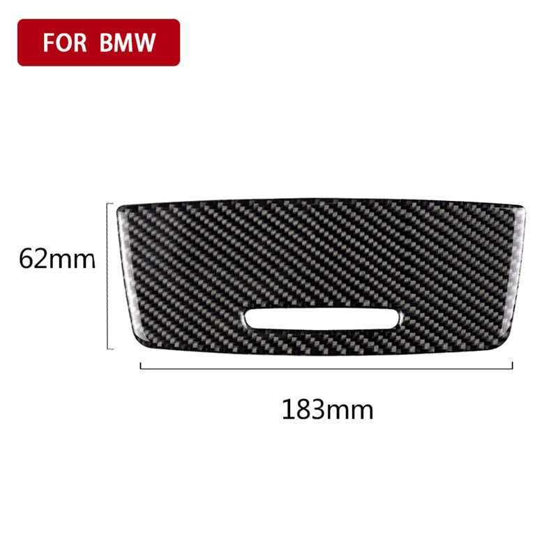 Kryt zapaľovača cigariet z pravého uhlíkového vlákna pre BMW radu 3 E90 E92 2005-2012