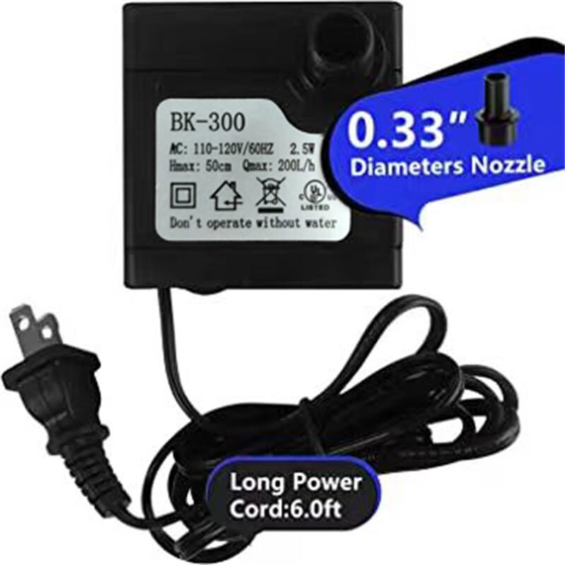 Mini paagi veepump Lihtne paigaldamine Eemaldatav puhastamine Ultra vaikne reguleeritava voolukiirusega paagi akvaariumi veepump