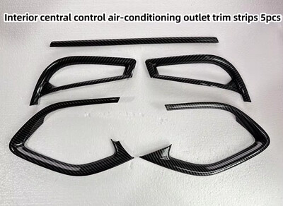 Εσωτερικό αυτοκινήτου σε στυλ ανθρακονήματος Διακοσμητικό πάνελ αλλαγής ταχυτήτων, πλαίσιο κουμπιών ανύψωσης παραθύρου Για Chevrolet Malibu XL 2016-20 Έτος 39 τεμ.