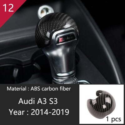Αυτοκόλλητο Αυτοκόλλητο Διακοσμητικό πίνακα αλλαγής ταχυτήτων αυτοκινήτου για Audi A3 8V S3 2013 2014 2015 2016 2017 2018 2019 Εσωτερικά αξεσουάρ