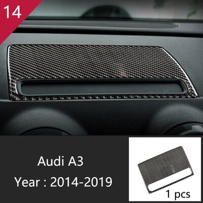 Αυτοκόλλητο Αυτοκόλλητο Διακοσμητικό πίνακα αλλαγής ταχυτήτων αυτοκινήτου για Audi A3 8V S3 2013 2014 2015 2016 2017 2018 2019 Εσωτερικά αξεσουάρ