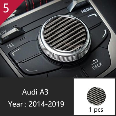 Αυτοκόλλητο Αυτοκόλλητο Διακοσμητικό πίνακα αλλαγής ταχυτήτων αυτοκινήτου για Audi A3 8V S3 2013 2014 2015 2016 2017 2018 2019 Εσωτερικά αξεσουάρ
