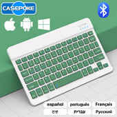 CASEPOKE Ποντίκι ασύρματου πληκτρολογίου Bluetooth για Apple Samsung Lenovo Xiaomi Huawei πληκτρολόγιο tablet για αξεσουάρ iPad