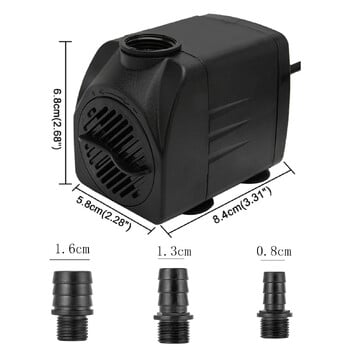 25W Silent Water Pump Fish Tank Fish Pond Water Pump Aquarium 220V EU Plug