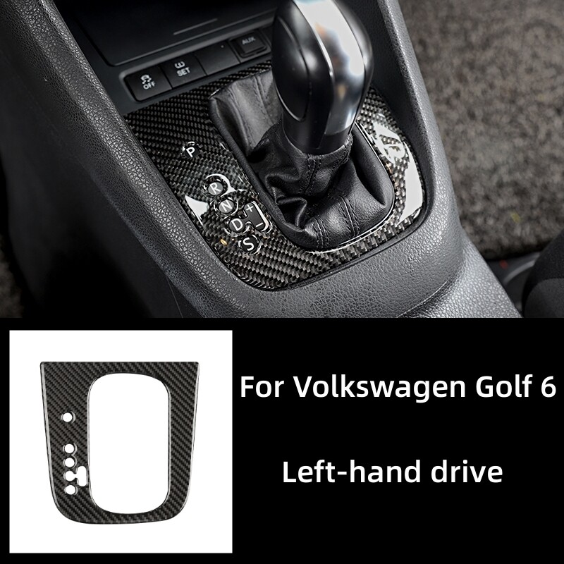 Pentru Volkswagen Golf 6 Gti R MK6 2008-2012 Fibră de carbon Interior Auto Schimbător de Viteze Panou Capacă Cadru Trim Autocolant Accesorii Auto