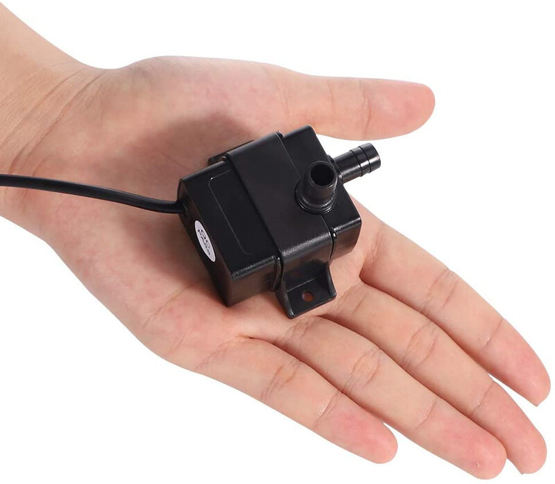 Mini Super Silent Harjadeta veepump 120L/H DC akvaariumi paagi purskkaevude jaoks USB pistikupesaga sukeldatud tsirkulatsiooniveepump