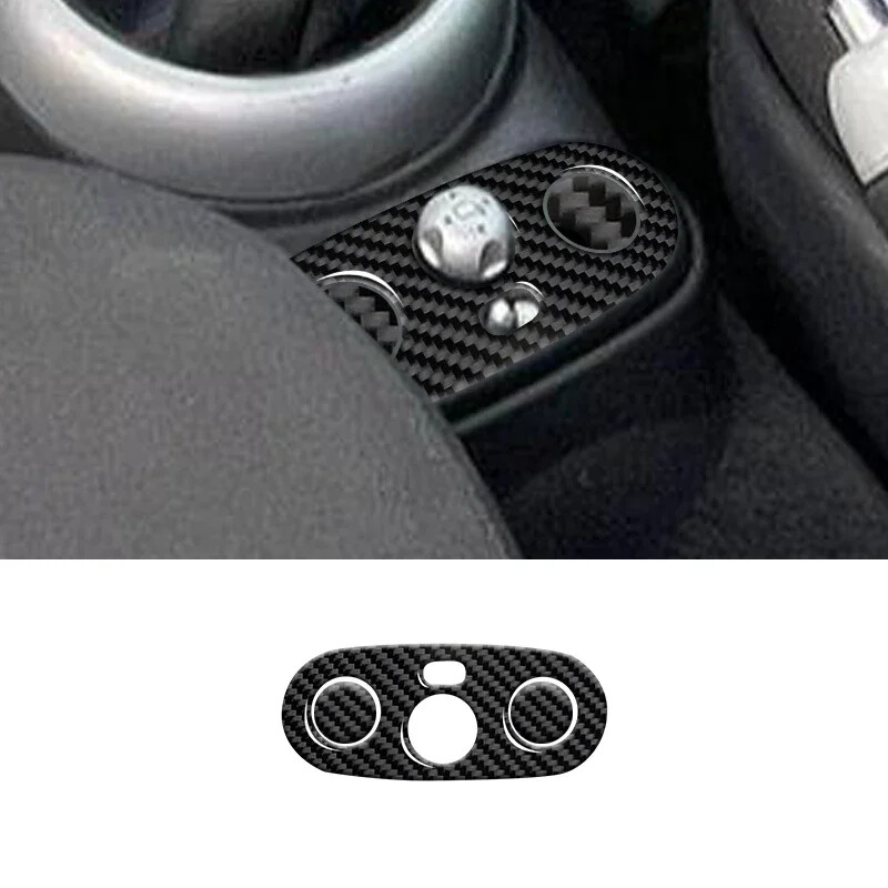 Mini Cooper One R50 R53-hoz 2002-2004 Tartozékok Autóülés Fűtés Beállító Gombkeret Valódi Puha Szénszálas matrica