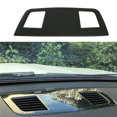 BMW E90 E92 E93 3-as sorozathoz, 2005-2012 szénszálas stílusú középkonzolhoz légtelenítő kimeneti burkolat, kárpitozás, autóbelső tartozékok
