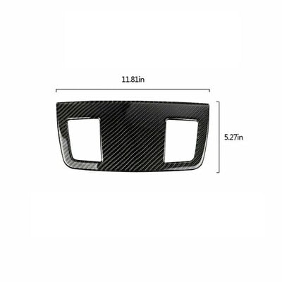 Pre BMW E90 E92 E93 3 Series 2005-2012, kryt vetracieho otvoru v stredovej konzole s uhlíkovými vláknami, obloženie, doplnky do interiéru auta