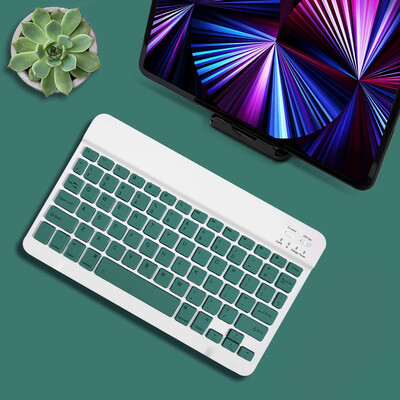 Tablet bežična tipkovnica za iOS Android Windows za iPad Huawei Samsung Xiaomi Teclado tipkovnica i miš kompatibilni s Bluetoothom