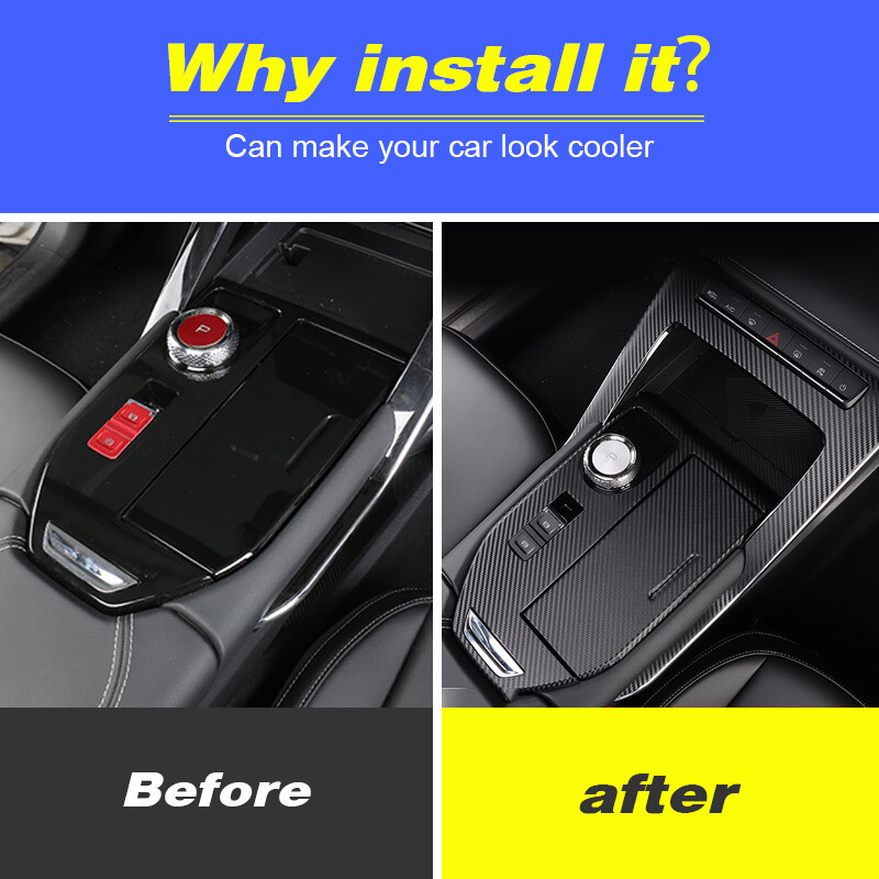 Vtear Belső Dekoráció Kárpitos Autó-Styling Belső Középkonzol Keret Matricák Autótartozékok Alkatrészek Haval H6 3. Gen 2023-hoz