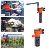 1 tk 3-in-1 paagifiltriga akvaariumi sukelveepump AC220-240V minifiltriga hapnikuõhupump väikese akvaariumi paagi jaoks