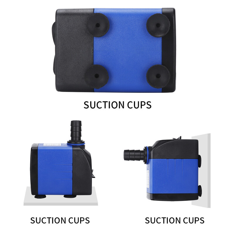 3/4/6/10/15/25W Daugiafunkcis akvariumo vandens siurbliai Tvenkinio baseino fontanai Siurblys Vandeniui atsparus panardinamasis žuvų tvenkinio vandens siurblys