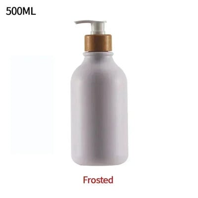 Dávkovač mydla 300/500 ml do kúpeľne, veľkokapacitná fľaša so šampónom a sprchovým gélom, doplniteľná nádoba na tekuté mydlo