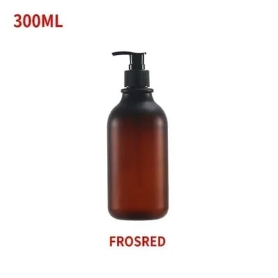 Dávkovač mydla 300/500 ml do kúpeľne, veľkokapacitná fľaša so šampónom a sprchovým gélom, doplniteľná nádoba na tekuté mydlo