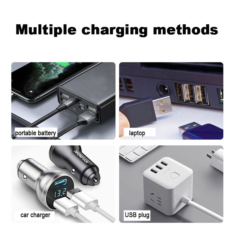 Mini akvārija apsildes stienis Zivju tvertnes akvārija sildītājs zemūdens termostata sildītājs 18-34°C Regulējama temperatūra USB uzlāde