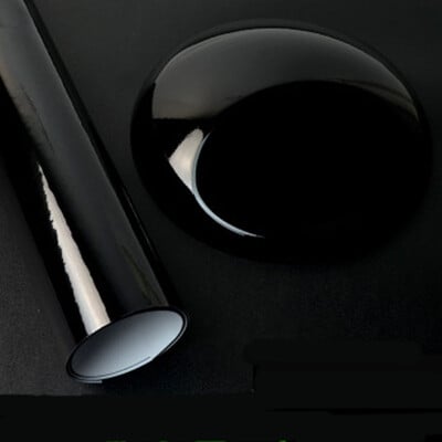 Melnas automašīnas vinila iesaiņojuma uzlīme 3D 4D 6D oglekļa šķiedras plēve Automašīnas iesaiņošanas folija klēpjdatora tālruņa vāciņš Motocikla matēta apdares plēves