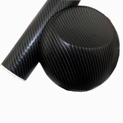 Melnas automašīnas vinila iesaiņojuma uzlīme 3D 4D 6D oglekļa šķiedras plēve Automašīnas iesaiņošanas folija klēpjdatora tālruņa vāciņš Motocikla matēta apdares plēves