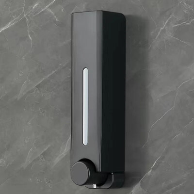 Dozator de săpun de 500ML Distribuitor de săpun de duș montat pe perete Dispenser de detergent pentru gel de duș pentru accesorii de baie