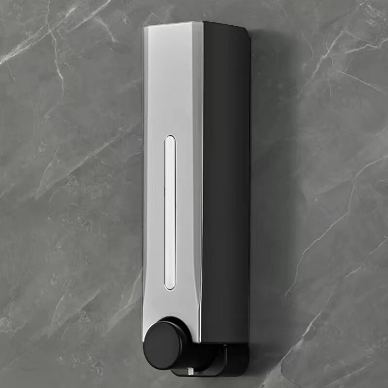 Dozator de săpun de 500ML Distribuitor de săpun de duș montat pe perete Dispenser de detergent pentru gel de duș pentru accesorii de baie