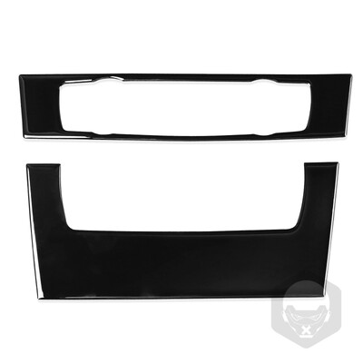 Για Bmw 3 Series 2005-2012 e90 e92 Πιάνο Μαύρο Κλιματιστικό CD Πίνακας Ελέγχου Πλαστικό Κάλυμμα Αυτοκινήτου Εσωτερικά Αξεσουάρ Αυτοκόλλητο