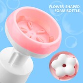 10oz Αφρώδης Διανομέας Σαπουνιού Χεριών Cute Cat Paw Flower Stamp Shape Pump μπουκάλια Άδεια πλαστικά δοχεία σαμπουάν προσώπου Κουζίνα