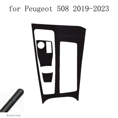 Ugljična vlakna za Peugeot 508 2019-2023 Film za automobil Naljepnice za unutrašnjost Središnja konzola Zupčanik Kontrolna ploča Zračna ploča za podizanje ručke