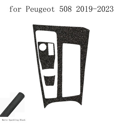 Ugljična vlakna za Peugeot 508 2019-2023 Film za automobil Naljepnice za unutrašnjost Središnja konzola Zupčanik Kontrolna ploča Zračna ploča za podizanje ručke