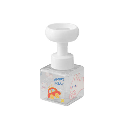 Μπουκάλι με αφρό λουλουδιών Creative Press Type Dispenser Μπουκάλι Χαριτωμένο λοσιόν μπάνιου Αφρόλουτρο χεριών Σαπούνι αφρού