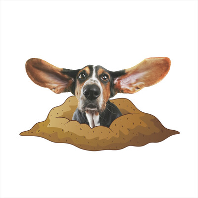 3D jauki suņi Kaulu Ķepa Sienas Uzlīme Tualete Vannas istabas Apdare Dzīvnieki Mājas Automašīnas Apdares Sienas Mākslas Plakāts