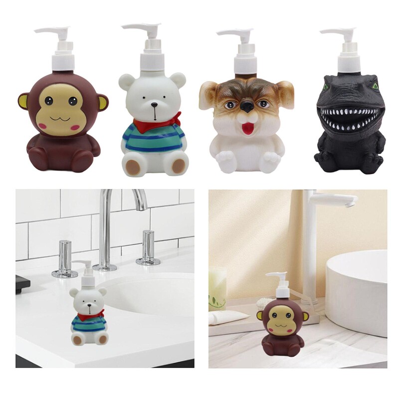 Бутилка с детски анимационен лосион Дозатор за душ гел Дозатор за сапун за ръце